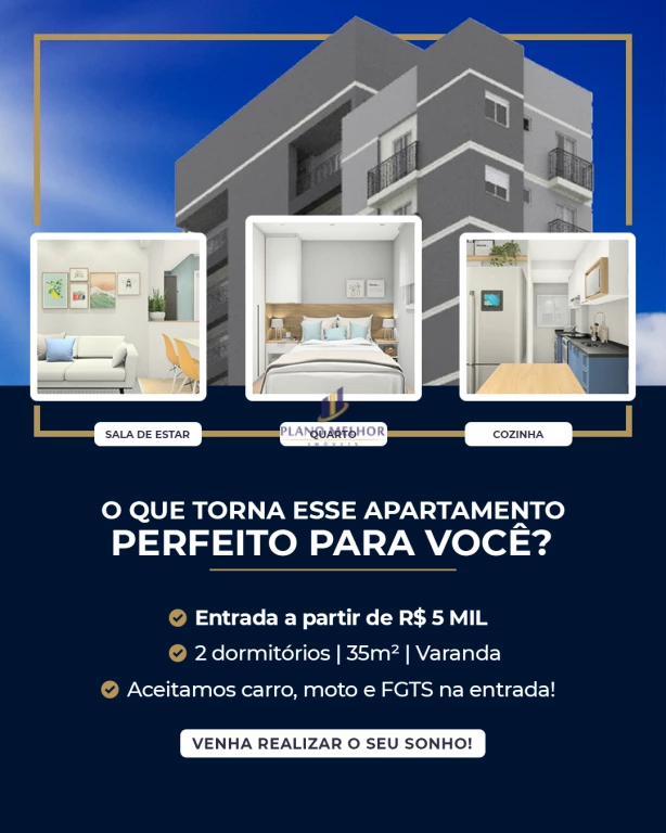 Apartamento, 2 quartos, 35 m² - Foto 9