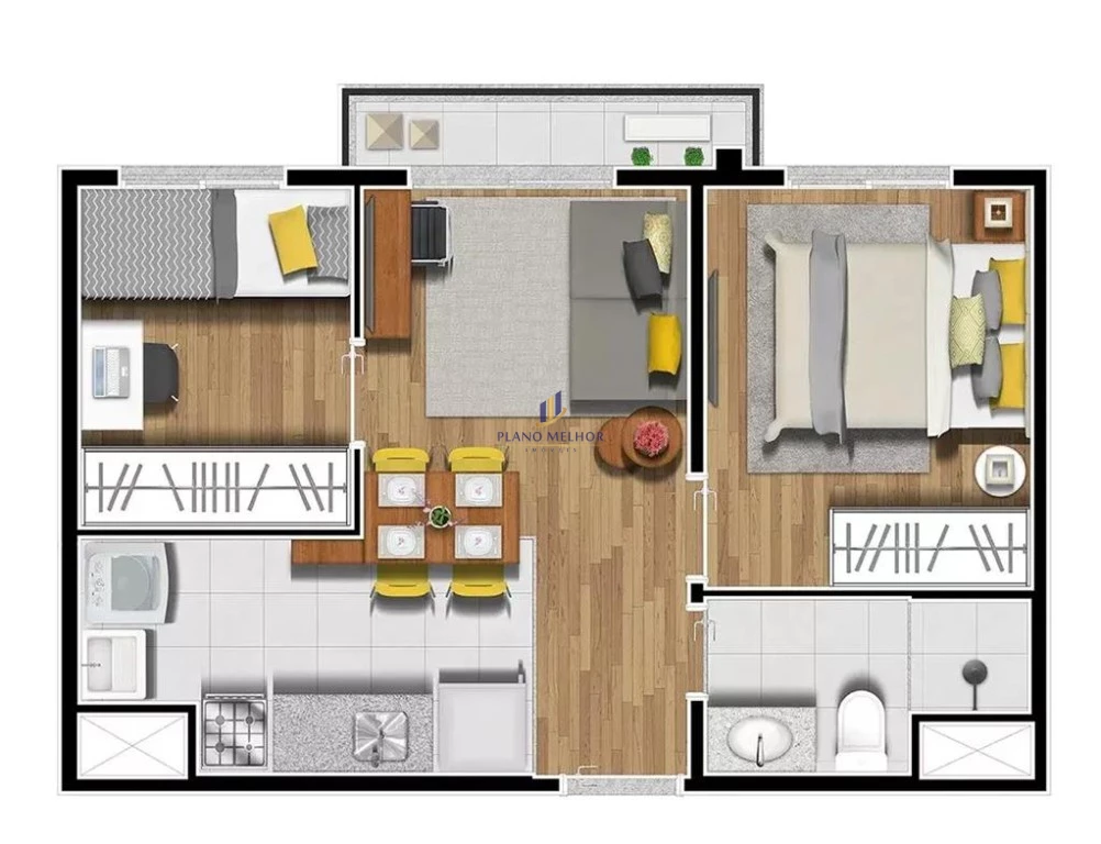 Apartamento, 2 quartos, 36 m² - Foto 11