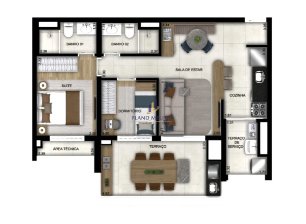 Apartamento, 2 quartos, 70 m² - Foto 15