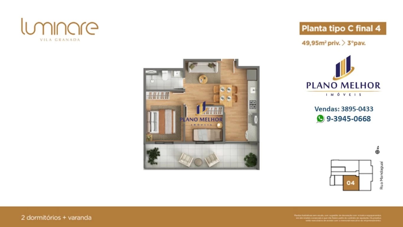 Apartamento, 2 quartos, 37 m² - Foto 23