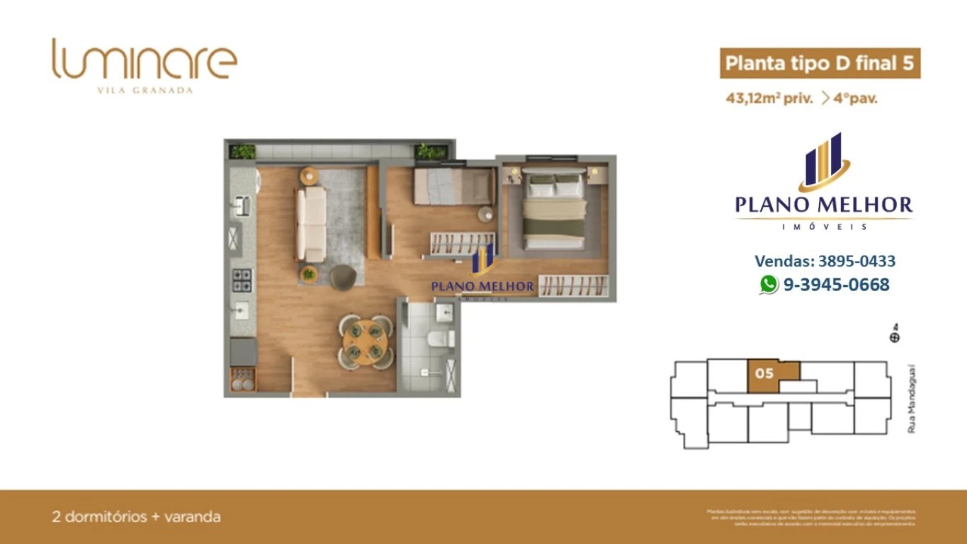 Apartamento, 2 quartos, 37 m² - Foto 28