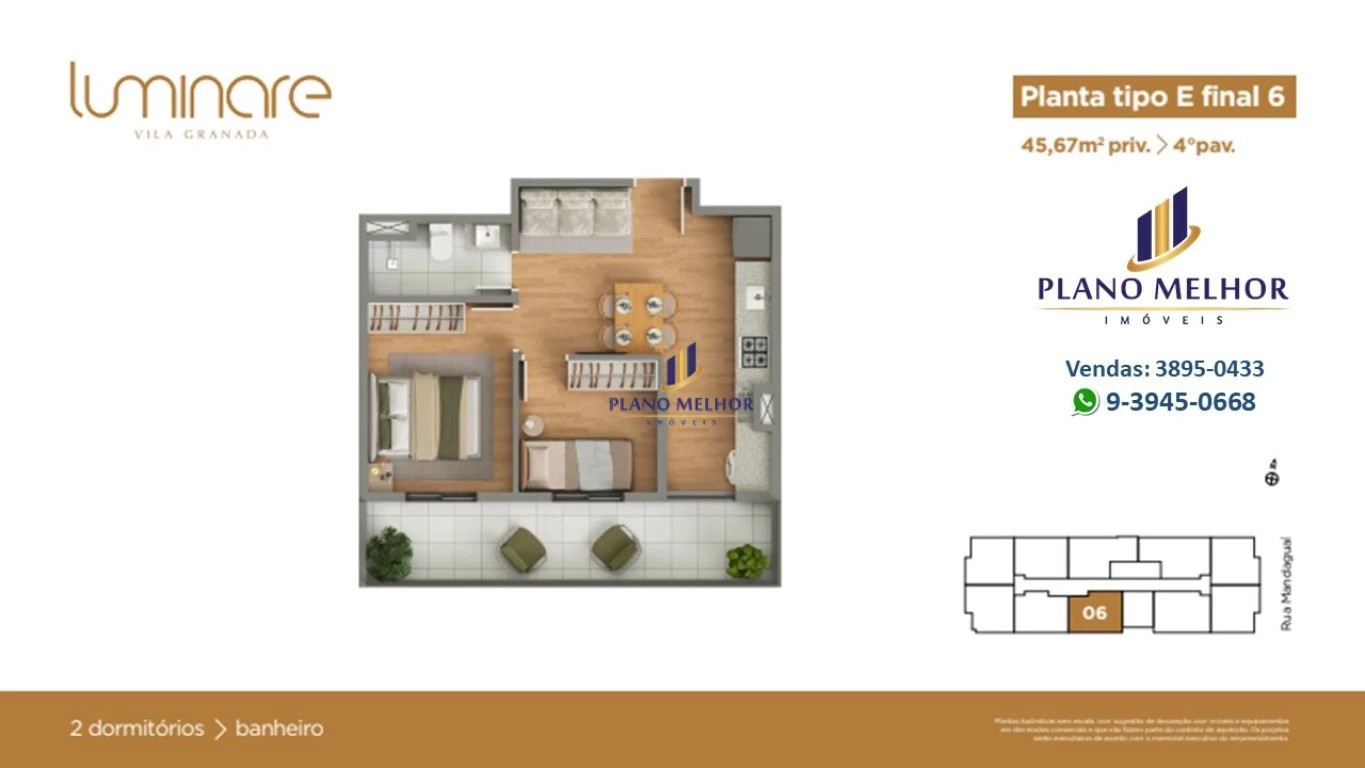 Apartamento, 2 quartos, 37 m² - Foto 29