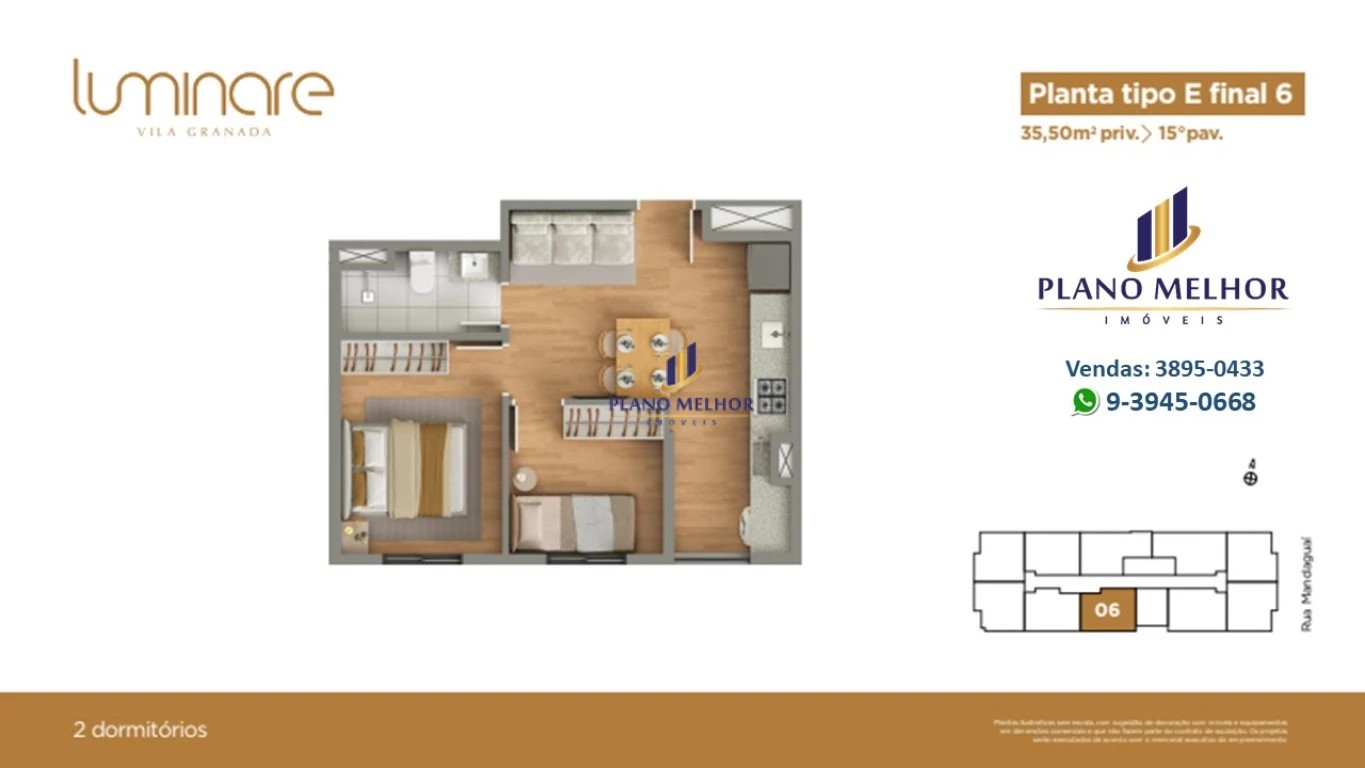 Apartamento, 2 quartos, 37 m² - Foto 49