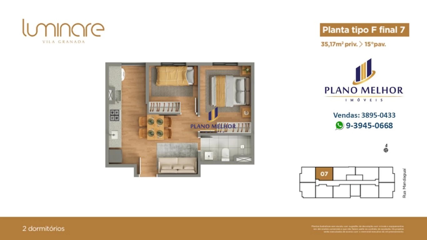 Apartamento, 2 quartos, 37 m² - Foto 50