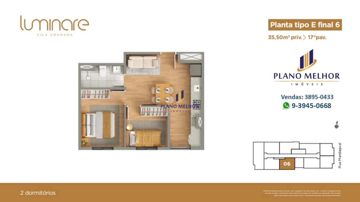 Apartamento, 2 quartos, 37 m² - Foto 68