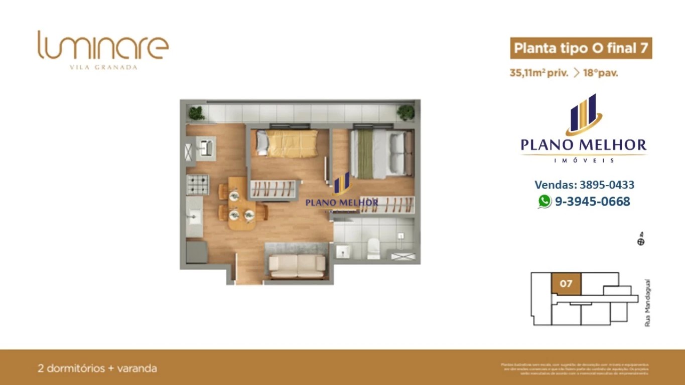 Apartamento, 2 quartos, 37 m² - Foto 74