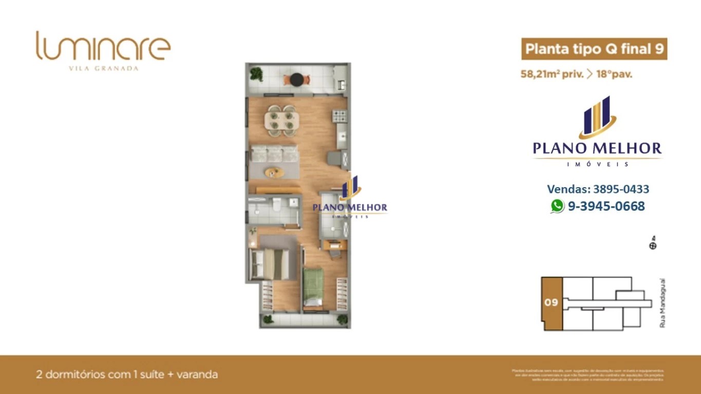 Apartamento, 2 quartos, 37 m² - Foto 76