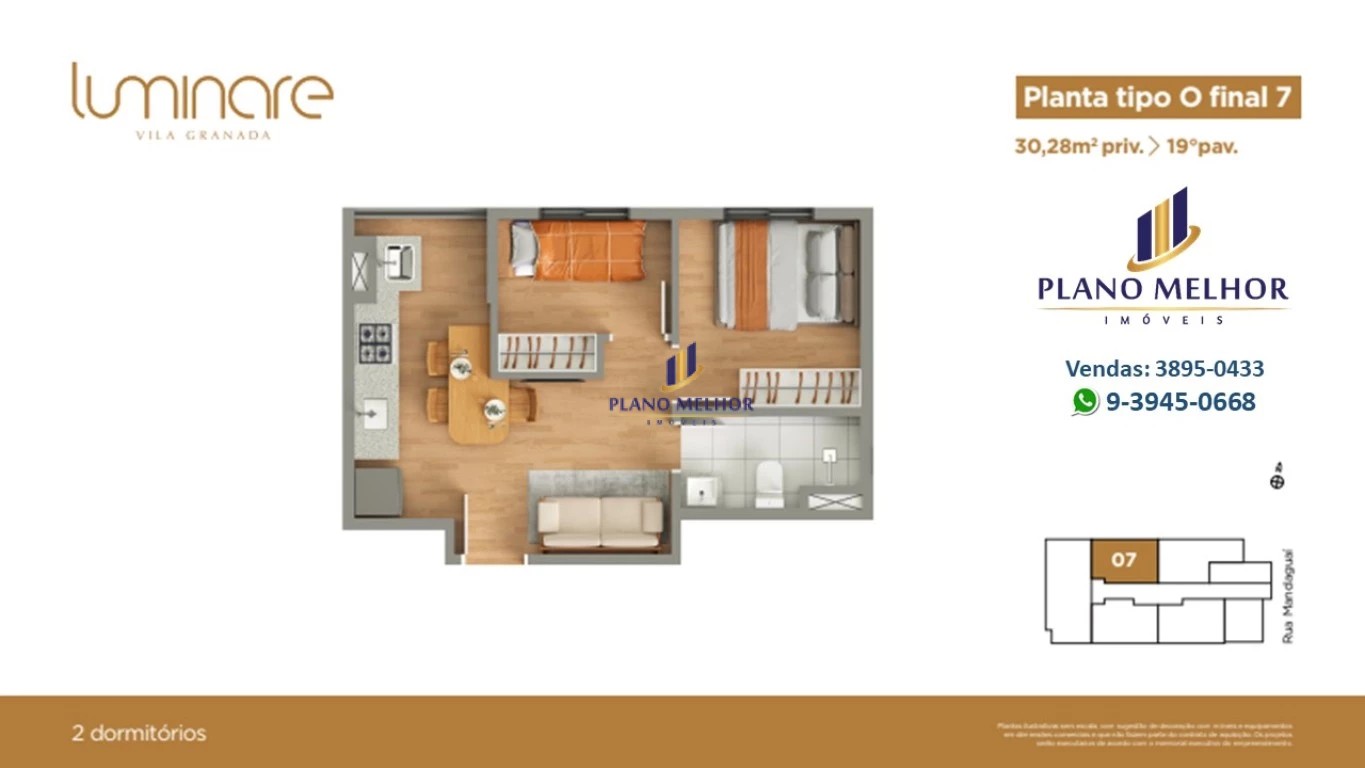 Apartamento, 2 quartos, 37 m² - Foto 79