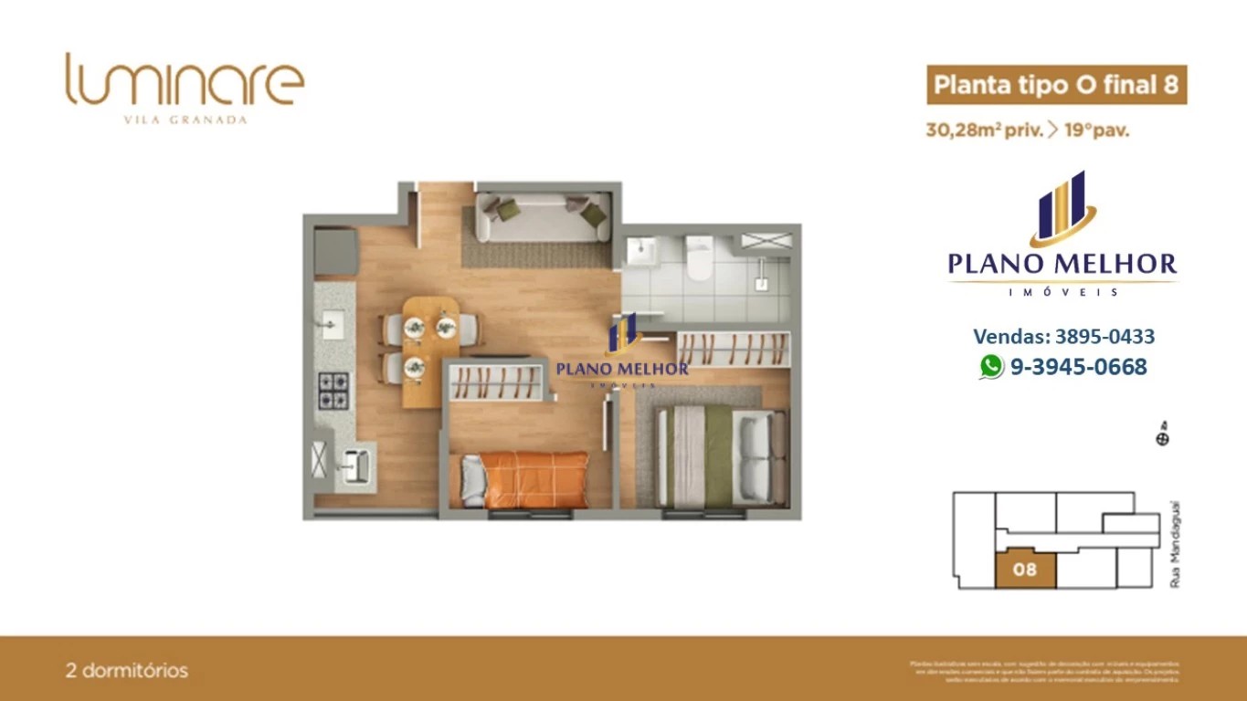 Apartamento, 2 quartos, 37 m² - Foto 80