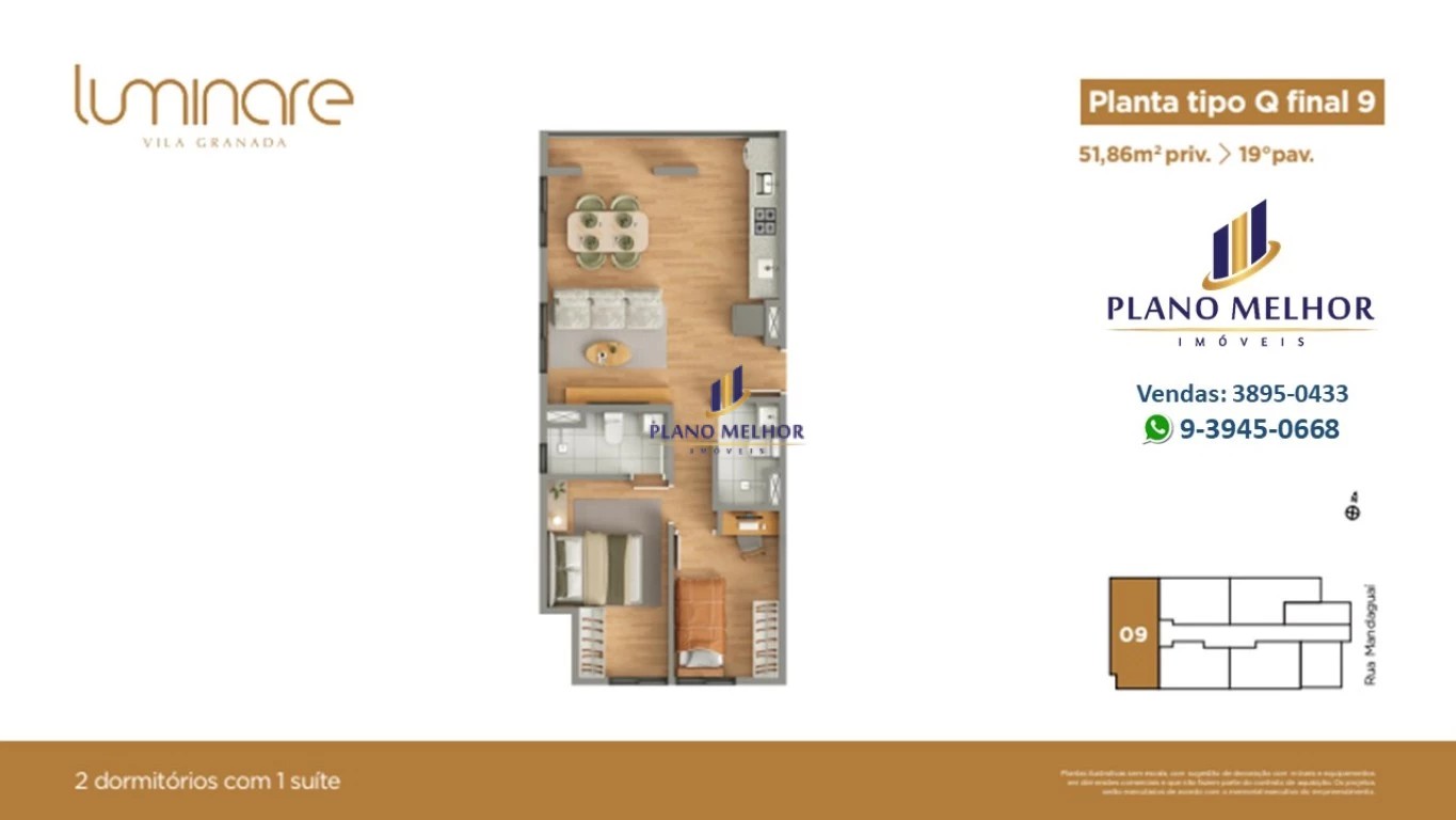 Apartamento, 2 quartos, 37 m² - Foto 81