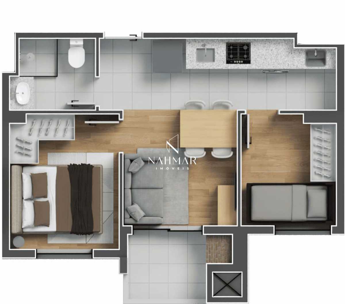 Apartamento, 2 quartos, 34 m² - Foto 21