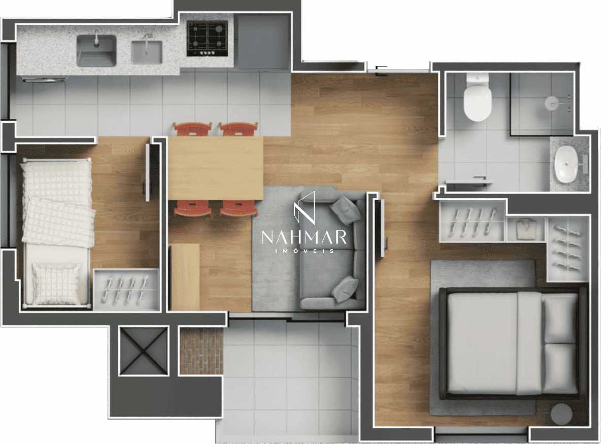 Apartamento, 2 quartos, 34 m² - Foto 22