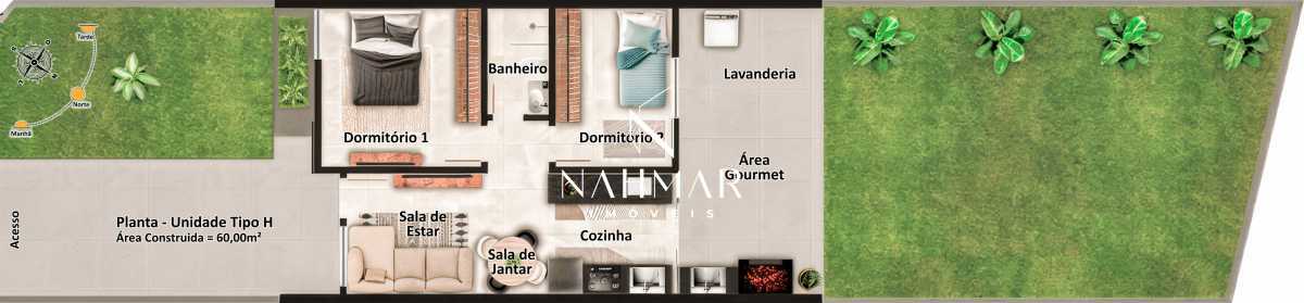 Casa de Condomínio, 2 quartos - Foto 17