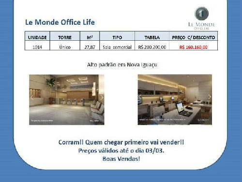 Conjunto Comercial-Sala à venda com 1 quarto, 27m² - Foto 2