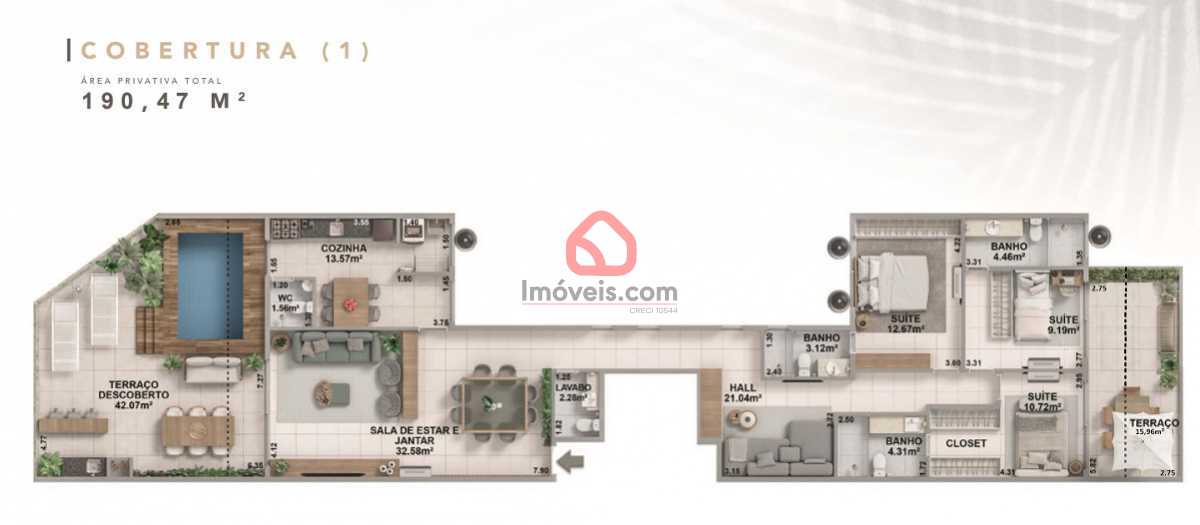 Apartamento, 3 quartos, 191 m² - Foto 11